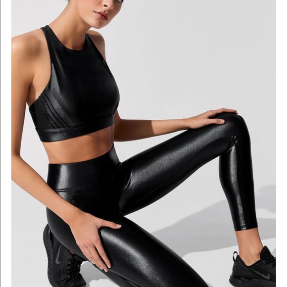 Carbon38 Pants - Carbon38 Black Takara Leggings